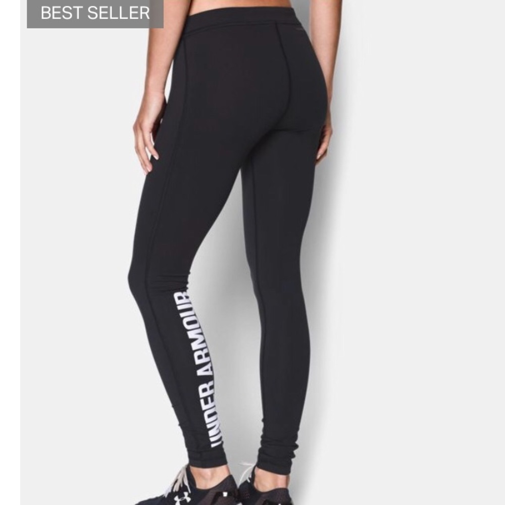 Under Armour grey and green leggings